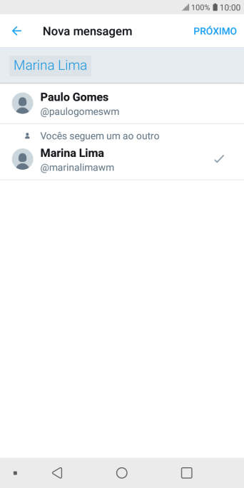 Pressione PRÓXIMO. Pressione PRÓXIMO.