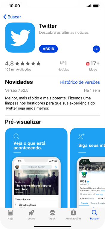 Deslize para cima a partir da parte de baixo da tela para finalizar e voltar para a tela inicial. Deslize para cima a partir da parte de baixo da tela para finalizar e voltar para a tela inicial.