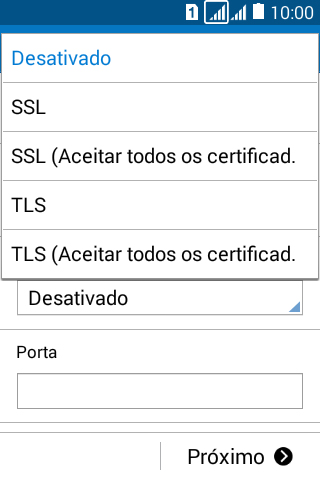Pressione Desativado para ativar ou desativar a função. Pressione Desativado para ativar ou desativar a função.