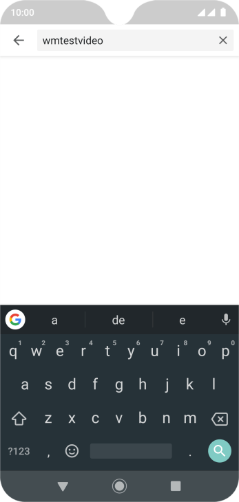 Digite a palavra de busca desejada, e pressione o ícone de busca. Digite a palavra de busca desejada, e pressione o ícone de busca.