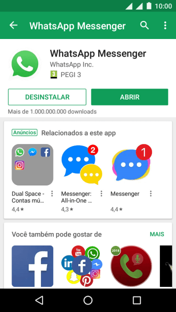 Pressione a tecla de início para finalizar e voltar à tela inicial. Pressione a tecla de início para finalizar e voltar à tela inicial.