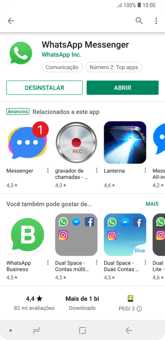 Pressione a tecla de início para finalizar e voltar à tela inicial. Pressione a tecla de início para finalizar e voltar à tela inicial.