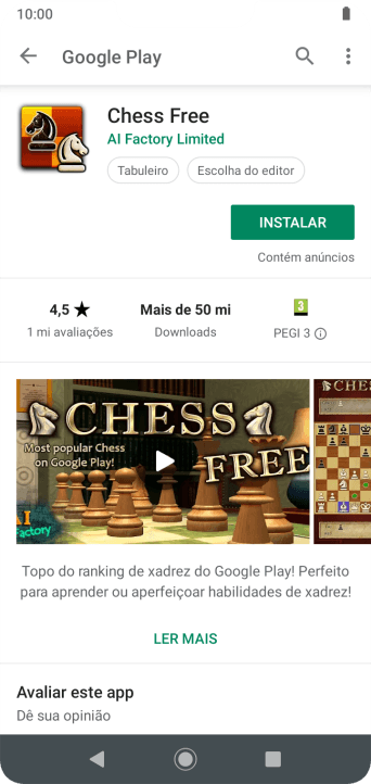 Pressione INSTALAR, e siga as indicações da tela para instalar o app. Pressione INSTALAR, e siga as indicações da tela para instalar o app.