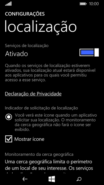 Pressione o indicador ao lado de Pressione o indicador ao lado de