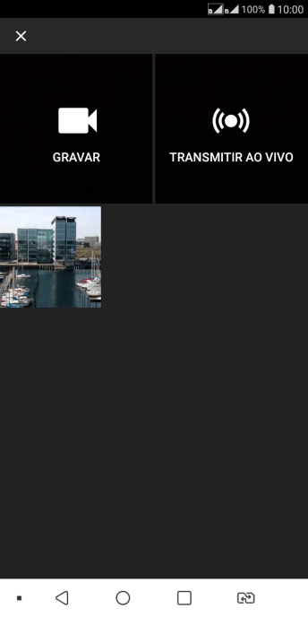 Pressione o vídeo desejado. Pressione o vídeo desejado.