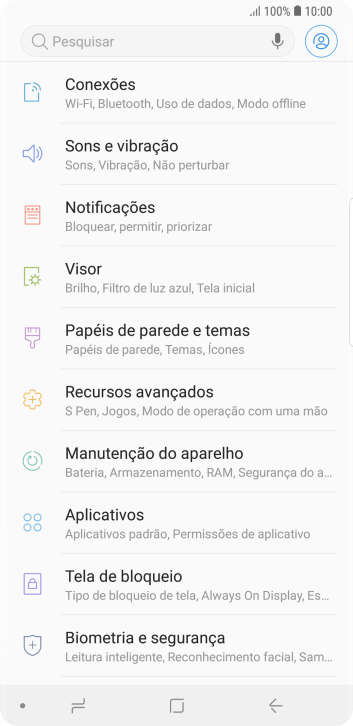 Pressione Conexões. Pressione Conexões.