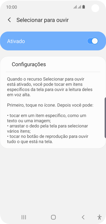 Pressione a tecla de voltar duas vezes. Pressione a tecla de voltar duas vezes.