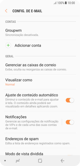 Pressione Notificações. Pressione Notificações.