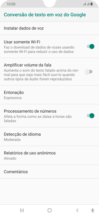 Pressione a tecla de início para finalizar e voltar à tela inicial. Pressione a tecla de início para finalizar e voltar à tela inicial.