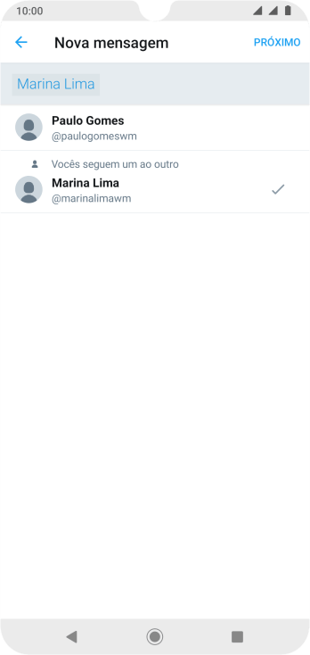 Pressione PRÓXIMO. Pressione PRÓXIMO.