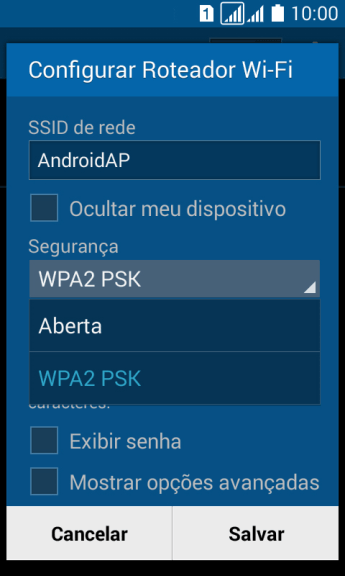 Pressione WPA2 PSK para proteger seu Roteador Wi-Fi com uma senha. Pressione WPA2 PSK para proteger seu Roteador Wi-Fi com uma senha.
