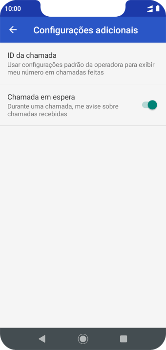Pressione ID da chamada. Pressione ID da chamada.