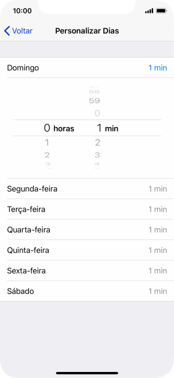 Escolha o período desejado. Escolha o período desejado.