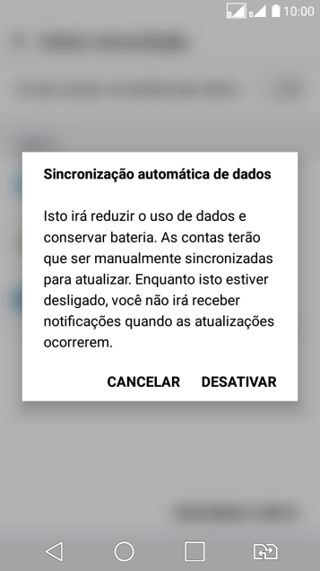 Se você desativar a função, deve pressionar DESATIVAR. Se você desativar a função, deve pressionar DESATIVAR.