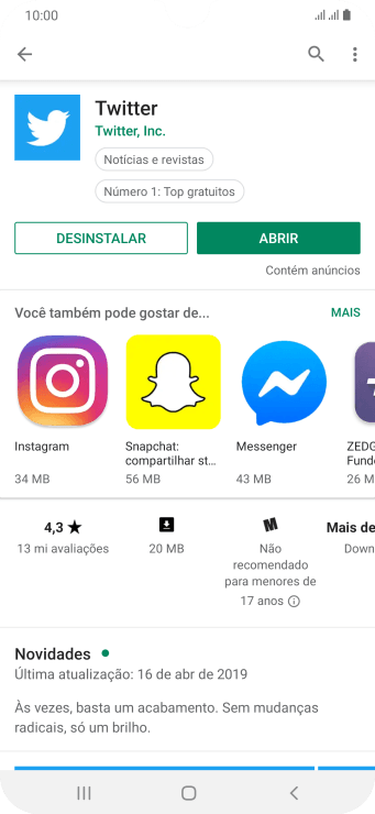 Pressione a tecla de início para finalizar e voltar à tela inicial. Pressione a tecla de início para finalizar e voltar à tela inicial.