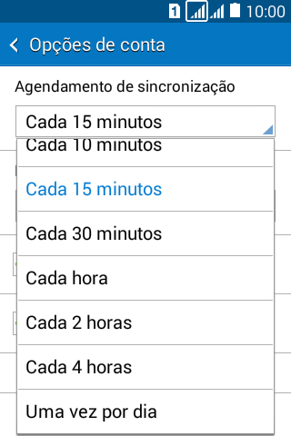 Pressione a configuração desejada. Pressione a configuração desejada.