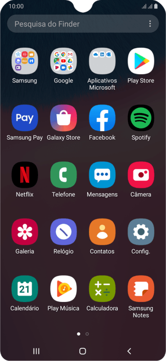 Pressione Play Store. Pressione Play Store.