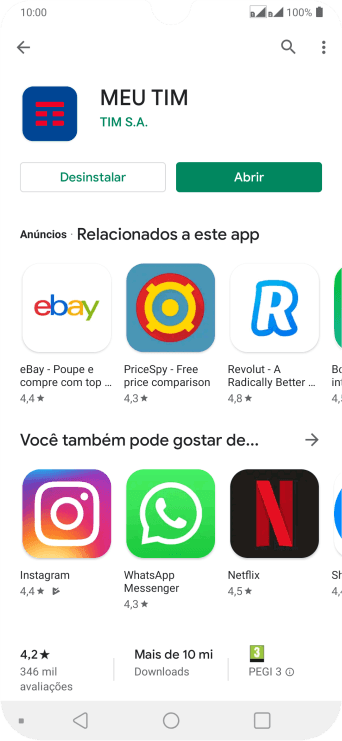 Pressione a tecla de início para finalizar e voltar à tela inicial. Pressione a tecla de início para finalizar e voltar à tela inicial.