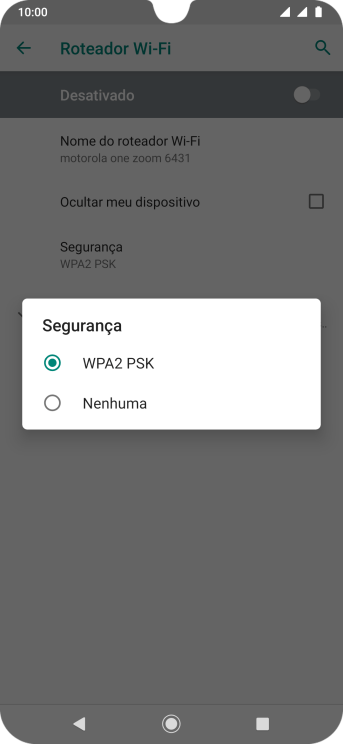 Pressione WPA2 PSK para proteger seu Roteador Wi-Fi com uma senha. Pressione WPA2 PSK para proteger seu Roteador Wi-Fi com uma senha.