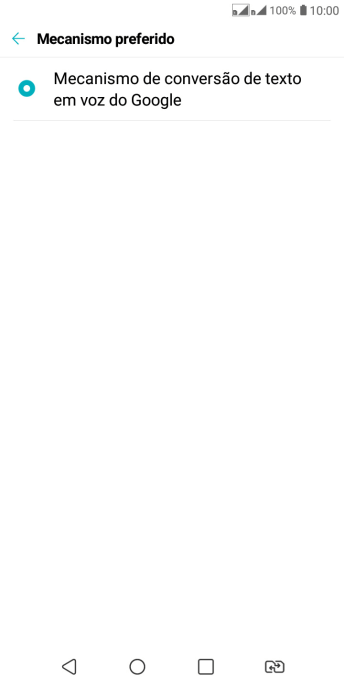 Pressione Mecanismo de conversão de texto em voz do Google. Pressione Mecanismo de conversão de texto em voz do Google.