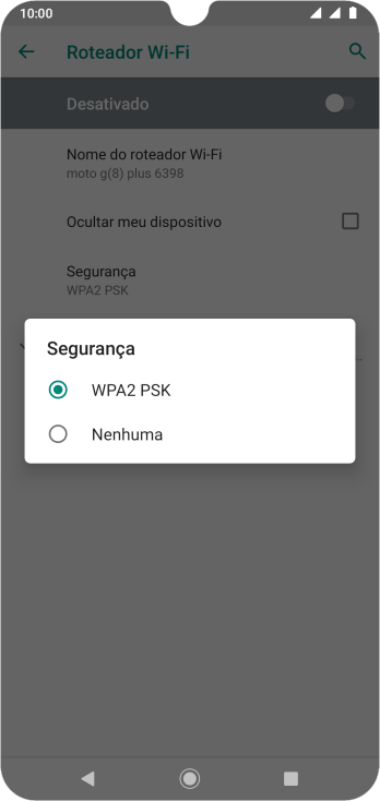 Pressione WPA2 PSK para proteger seu Roteador Wi-Fi com uma senha. Pressione WPA2 PSK para proteger seu Roteador Wi-Fi com uma senha.