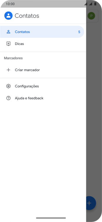 Pressione Configurações. Pressione Configurações.