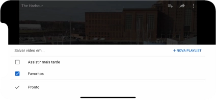 Pressione a lista de reprodução desejada. Pressione a lista de reprodução desejada.