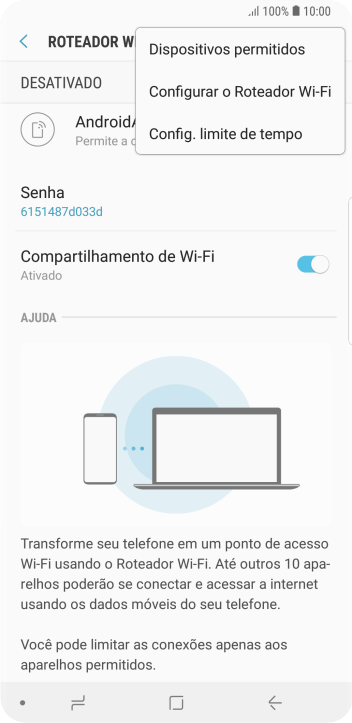 Pressione Configurar o Roteador Wi-Fi. Pressione Configurar o Roteador Wi-Fi.