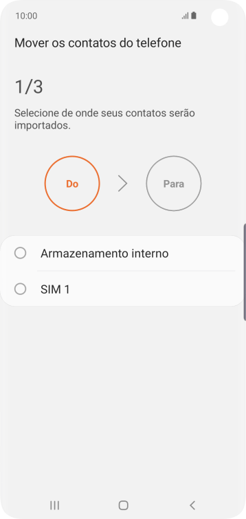 Pressione ‹SIM›. Pressione ‹SIM›.