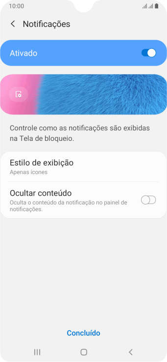 Pressione a tecla de voltar. Pressione a tecla de voltar.