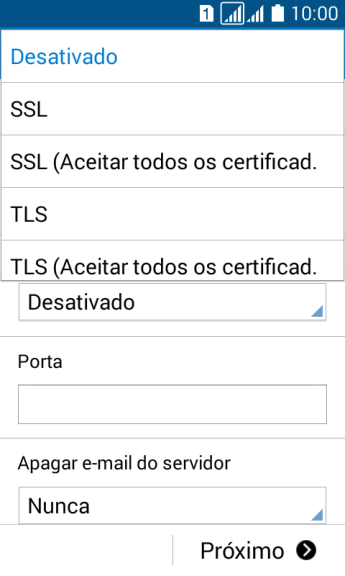 Pressione Desativado para ativar ou desativar a função. Pressione Desativado para ativar ou desativar a função.