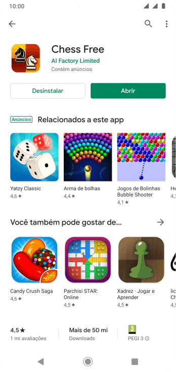 Pressione a tecla de início para finalizar e voltar à tela inicial. Pressione a tecla de início para finalizar e voltar à tela inicial.