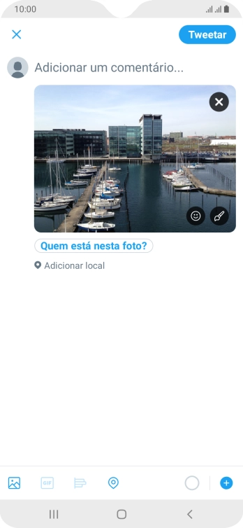 Pressione o campo de escrever, e digite o texto desejado. Pressione o campo de escrever, e digite o texto desejado.