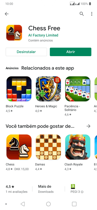 Pressione a tecla de início para finalizar e voltar à tela inicial. Pressione a tecla de início para finalizar e voltar à tela inicial.