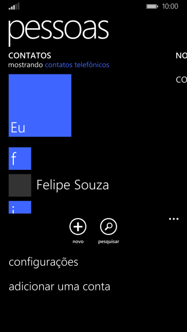 Pressione configurações. Pressione configurações.