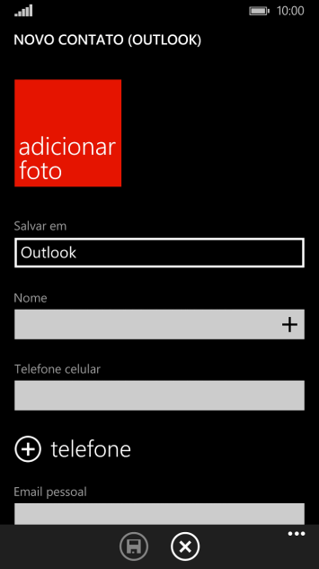 Pressione adicionar foto. Pressione adicionar foto.
