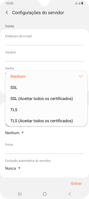 Pressione Nenhum para desativar a função. Pressione Nenhum para desativar a função.