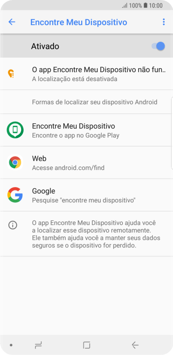 Pressione o indicador para ativar a função. Pressione o indicador para ativar a função.