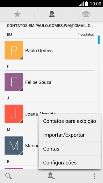 Pressione Importar/Exportar. Pressione Importar/Exportar.