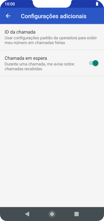 Pressione ID da chamada. Pressione ID da chamada.