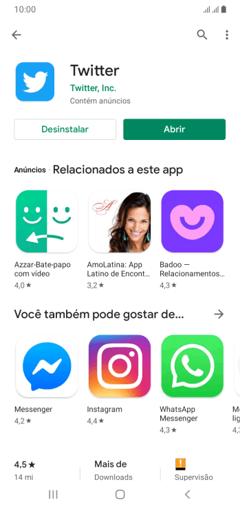 Pressione a tecla de início para finalizar e voltar à tela inicial. Pressione a tecla de início para finalizar e voltar à tela inicial.