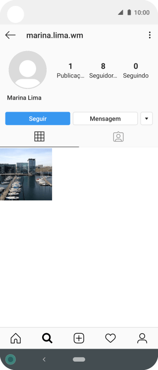 Pressione Seguir. Pressione Seguir.