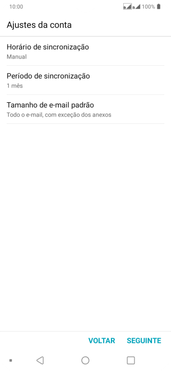 Pressione Horário de sincronização. Pressione Horário de sincronização.