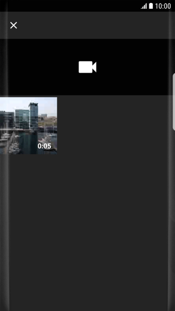 Pressione o vídeo desejado. Pressione o vídeo desejado.