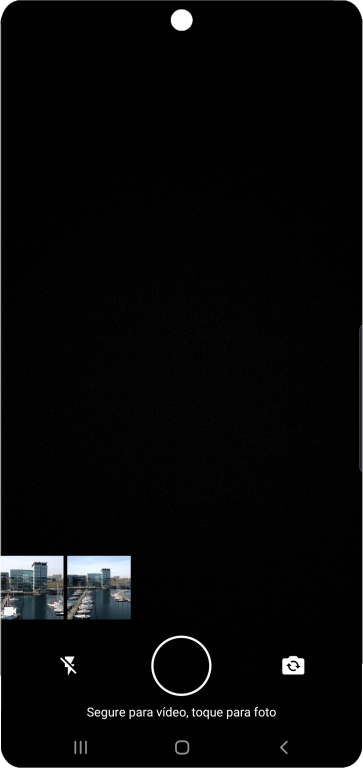 Pressione a foto ou o vídeo desejado. Pressione a foto ou o vídeo desejado.