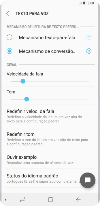 Pressione o ícone de configurações ao lado de Pressione o ícone de configurações ao lado de