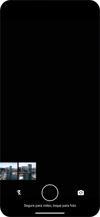 Pressione a foto ou o vídeo desejado. Pressione a foto ou o vídeo desejado.