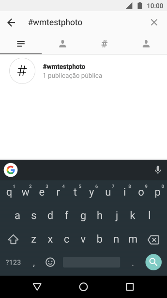 Pressione o hashtag desejado. Pressione o hashtag desejado.