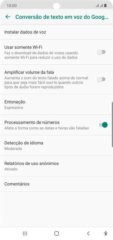 Pressione a tecla de início para finalizar e voltar à tela inicial. Pressione a tecla de início para finalizar e voltar à tela inicial.