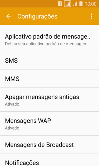 Pressione SMS. Pressione SMS.